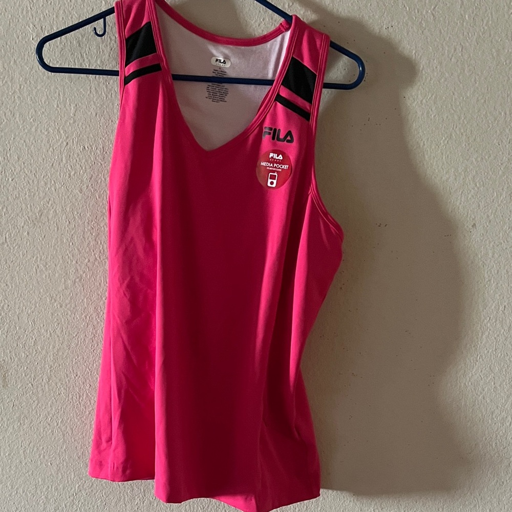 Fila Women's Vibrant Pink Tank Top